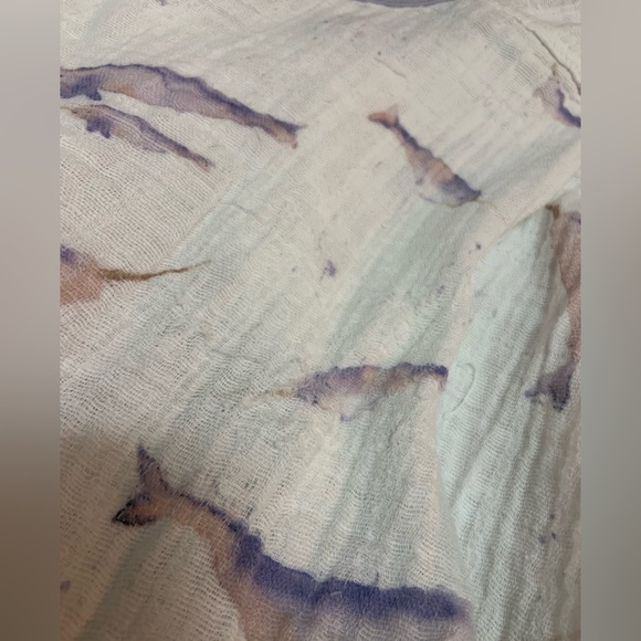 Narwhal Muslin car seat cover - Picture 2 of 9